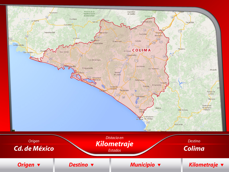 Fletes de la Ciudad de México a Colima